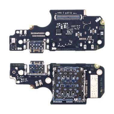 Шлейф для Xiaomi Redmi Note 11 Pro Plus 5G плата разъем зарядки/разъем SIM/микрофон &mdash; 1