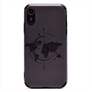 Чехол-накладка - SC310 для Apple iPhone XR (009) (black) (рисунок) — 1