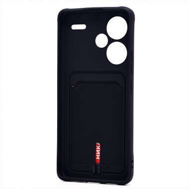 Чехол-накладка - SC304 с картхолдером для Xiaomi Redmi Note 13 Pro Plus (черная) — 6