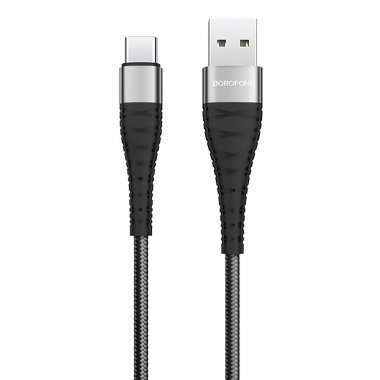 Кабель Borofone BX32 Munificent (USB - Type-C) (черный) 1 метр — 1