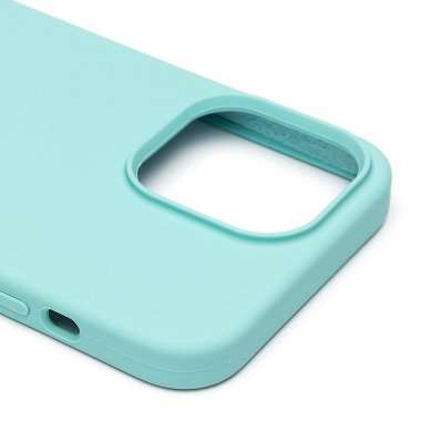 Чехол-накладка Soft Touch для Apple iPhone 14 Pro Max (светло-голубая) — 5