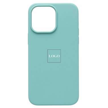 Чехол-накладка Soft Touch для Apple iPhone 14 Pro Max (светло-голубая) — 1