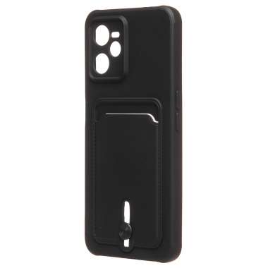 Чехол-накладка с картхолдером для Realme C35 (черная) — 8
