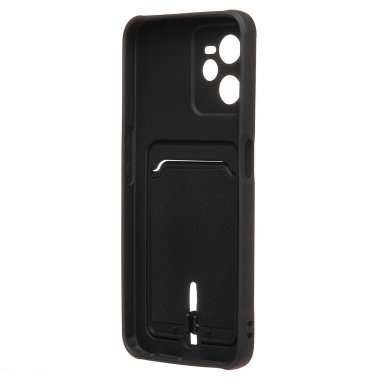Чехол-накладка с картхолдером для Realme C35 (черная) — 6