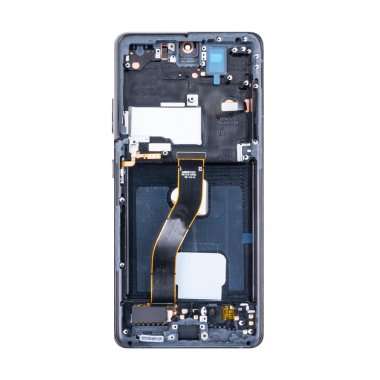 Дисплейный модуль с тачскрином для Samsung Galaxy S21 Ultra (G998B) (черный) (OLED) — 1