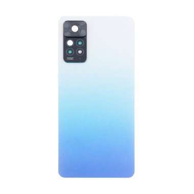 Задняя крышка для Xiaomi Redmi Note 11 Pro 4G (голубая) премиум &mdash; 2