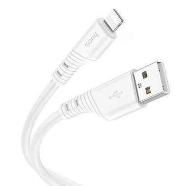 Кабель Hoco X97 Crystal (USB - lightning) 100см (белый) — 1