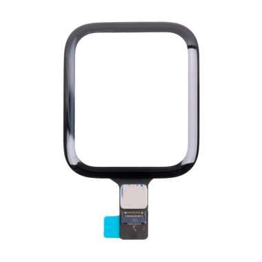 Стекло для Apple Watch 6 40 mm с тачскрином и OCA пленкой (черное) &mdash; 2