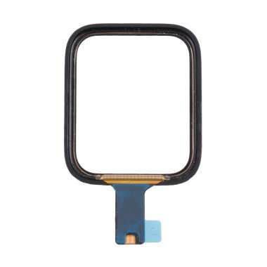 Стекло для Apple Watch 6 40 mm с тачскрином и OCA пленкой (черное) &mdash; 1